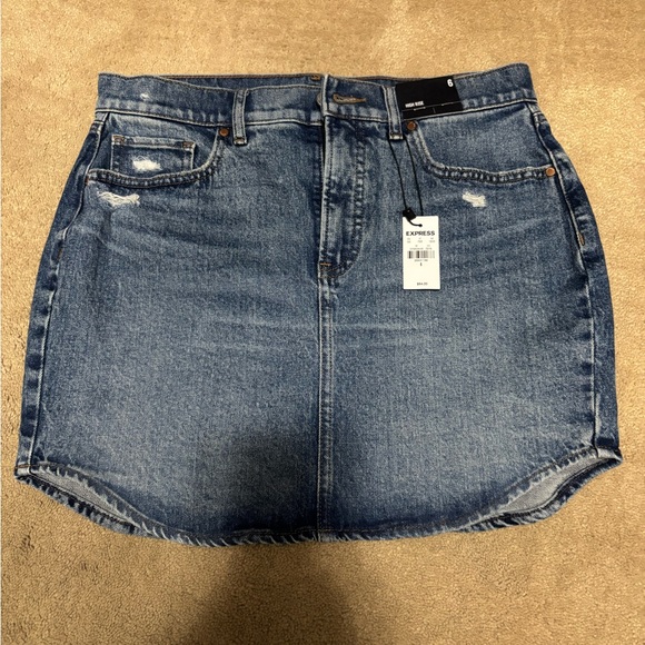 Express Dresses & Skirts - Express Classic Blue Mini Skirt. Size 6.